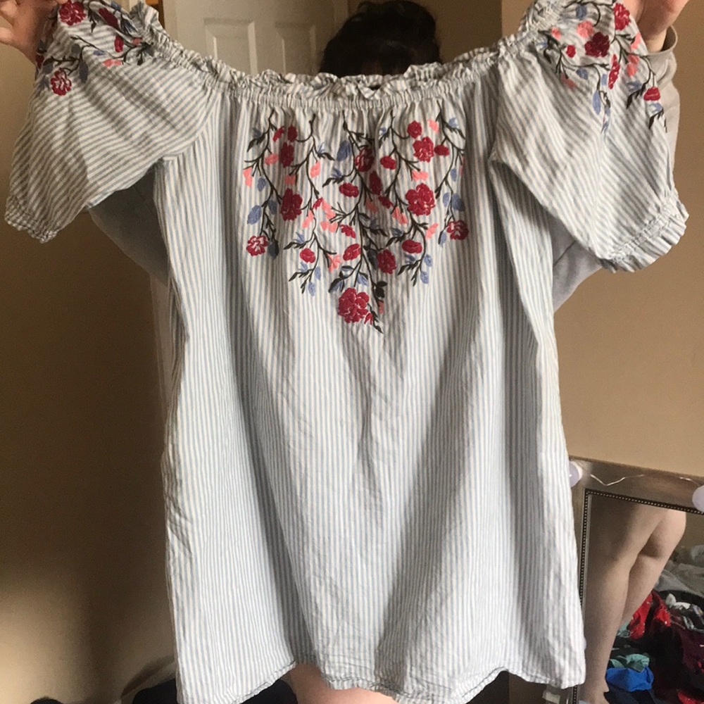 off the shoulder dress